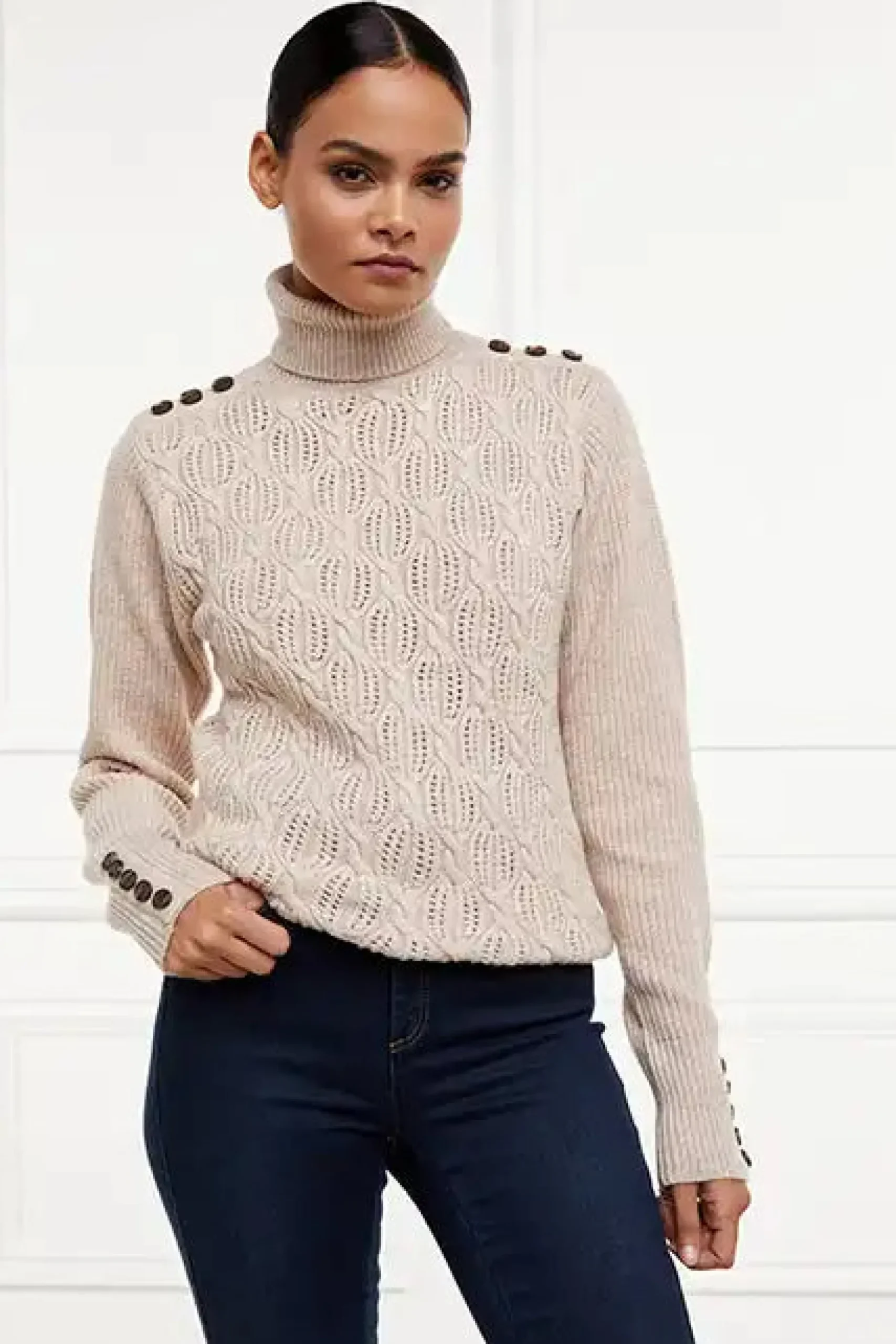 Cotswold Roll Neck Knit