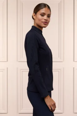 Crystal Zip Sweat