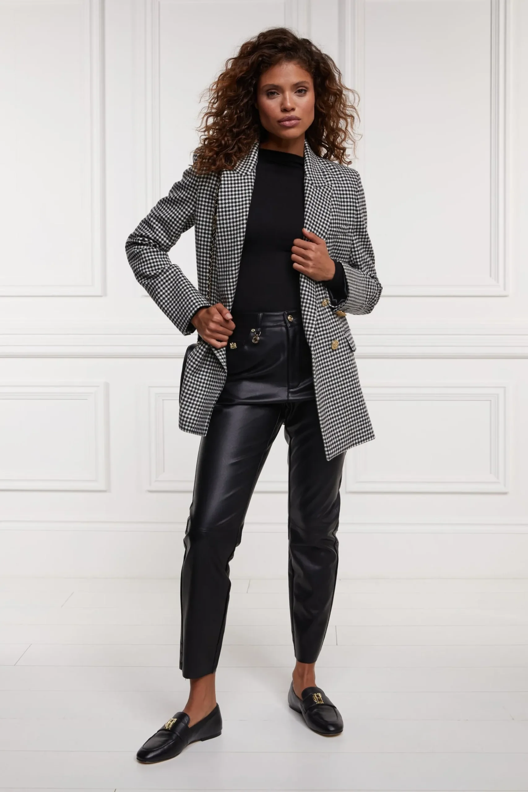 Dunwick Faux Leather Pant