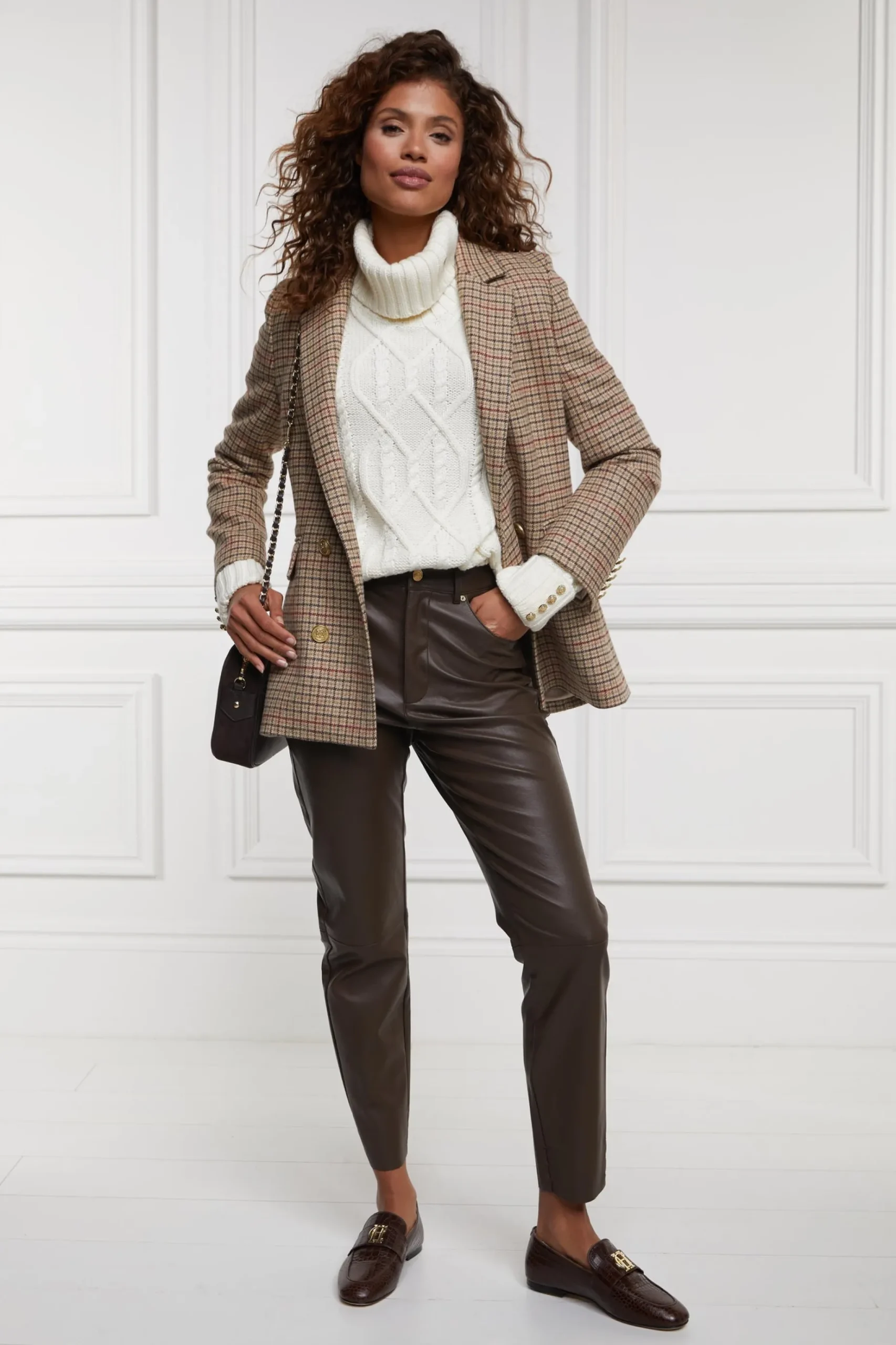 Dunwick Faux Leather Pant