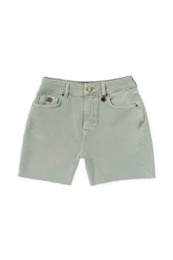 High Rise Denim Short
