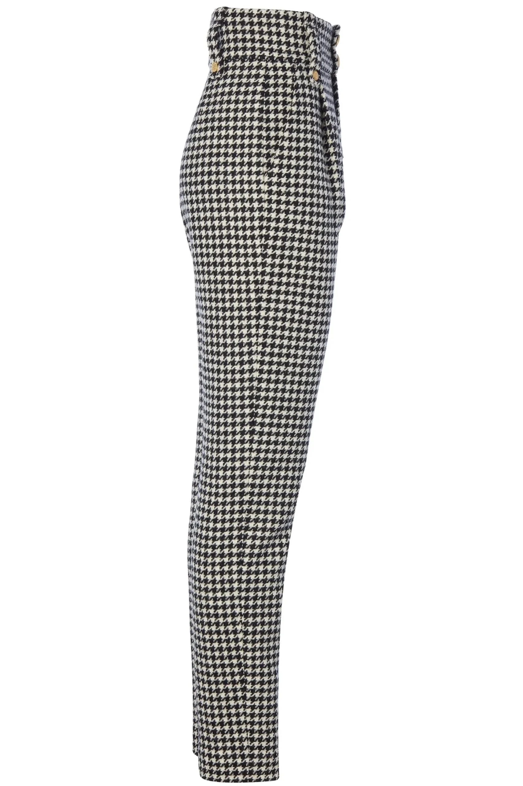 High Waisted Peg Trouser