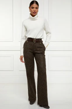 High Waisted Straight Trouser