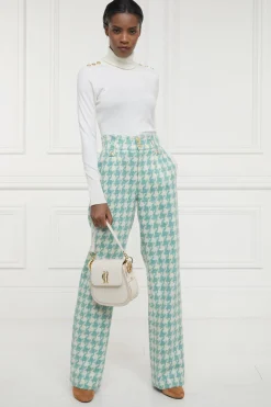 High Waisted Straight Trouser