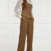 High Waisted Straight Trouser