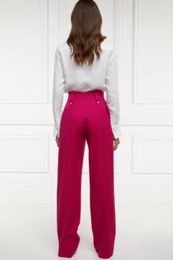 High Waisted Straight Trouser