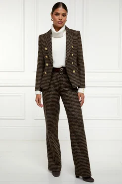 High Waisted Straight Trouser