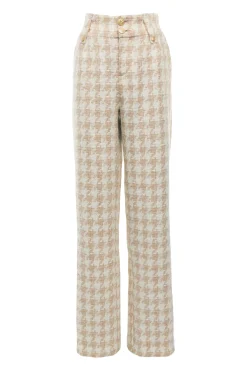 High Waisted Straight Trouser