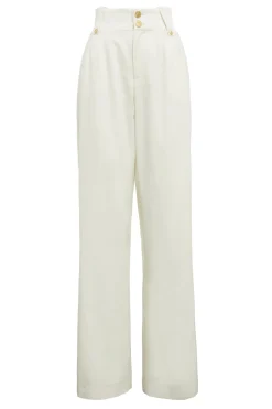High Waisted Straight Trouser