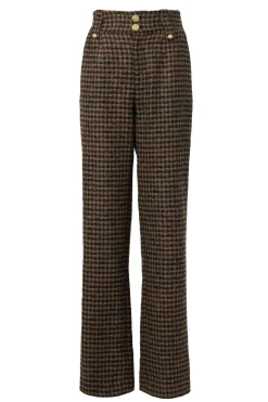 High Waisted Straight Trouser
