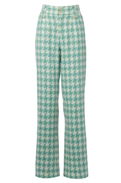 High Waisted Straight Trouser