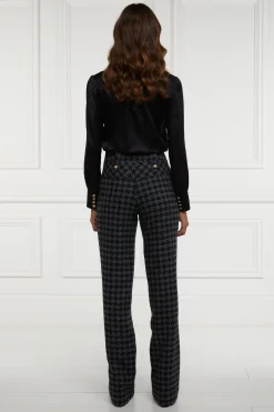 High Waisted Straight Trouser