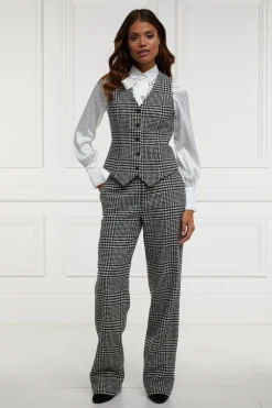 High Waisted Straight Trouser