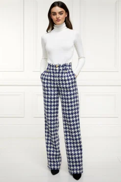 High Waisted Straight Trouser