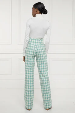 High Waisted Straight Trouser