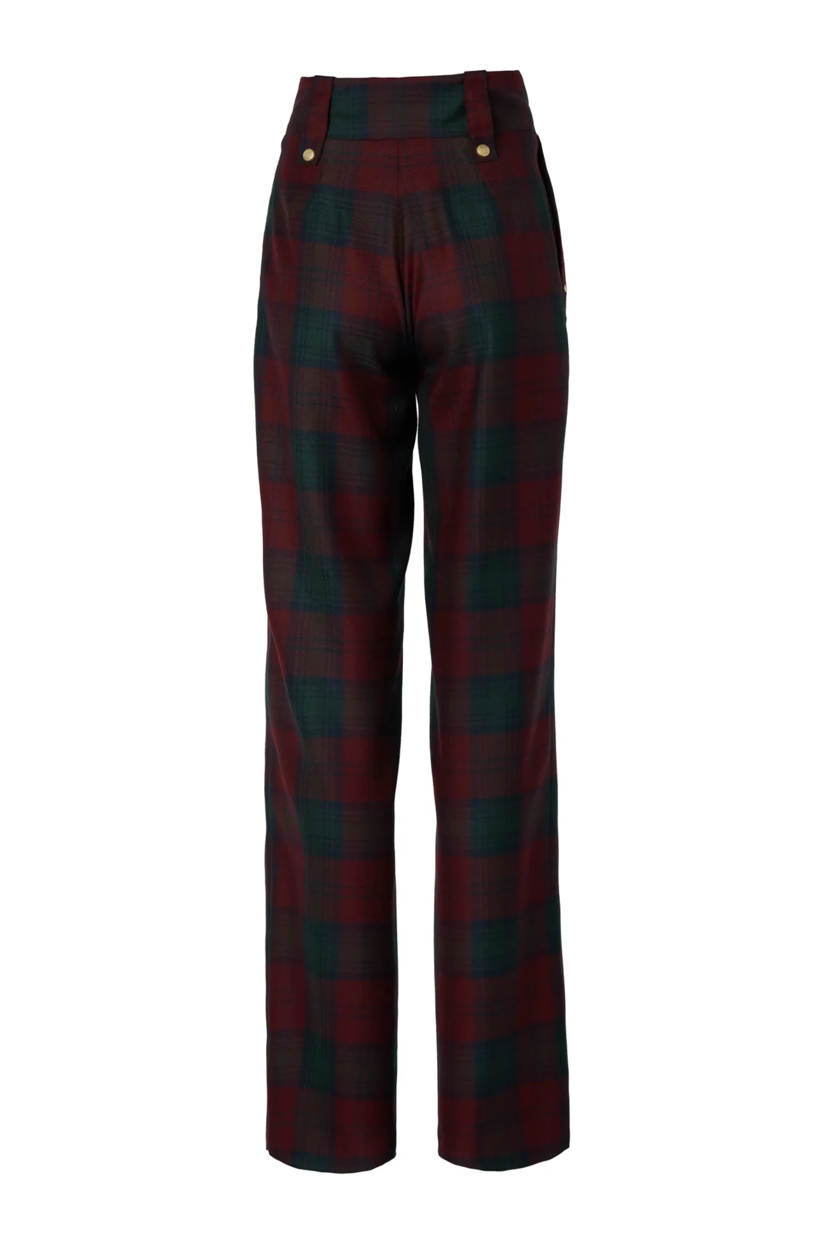 High Waisted Straight Trouser
