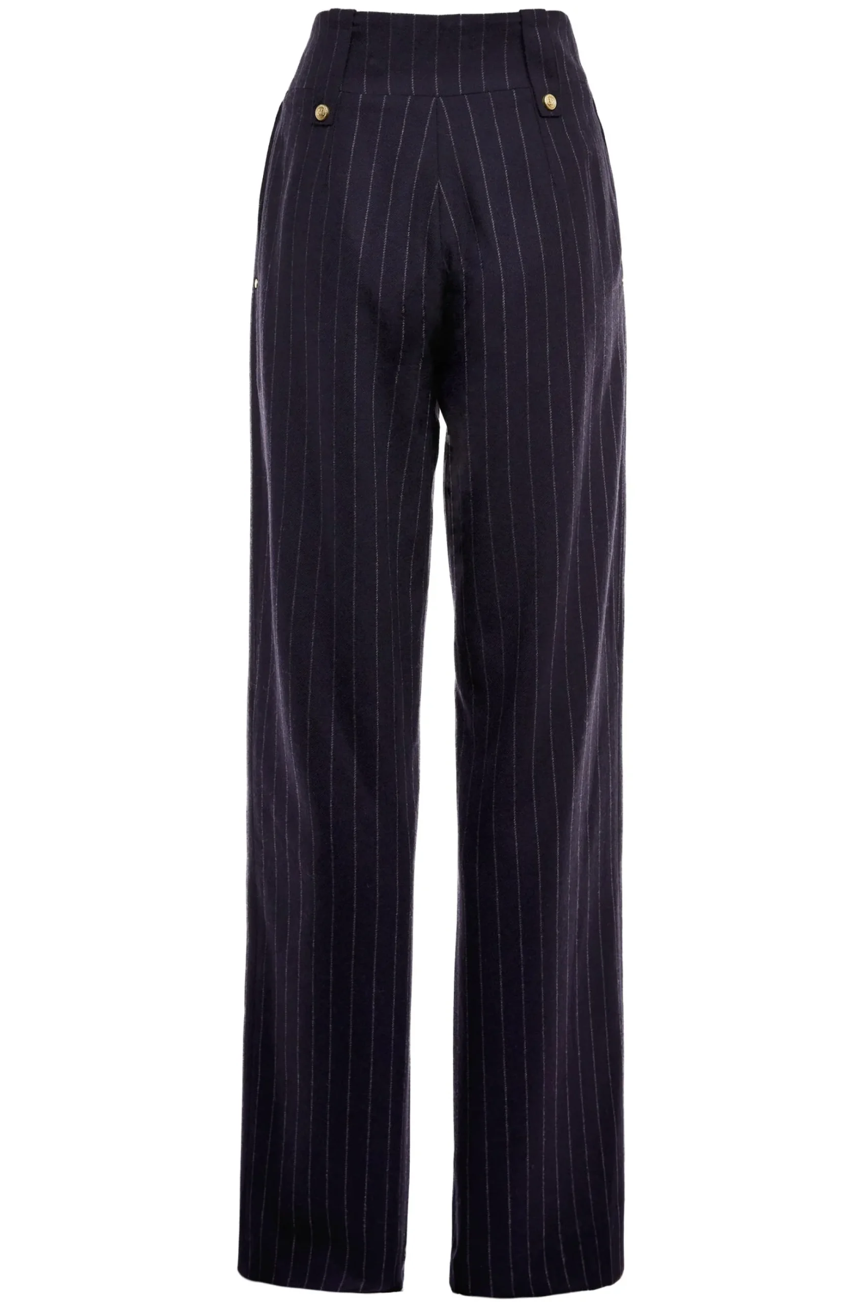 High Waisted Straight Trouser