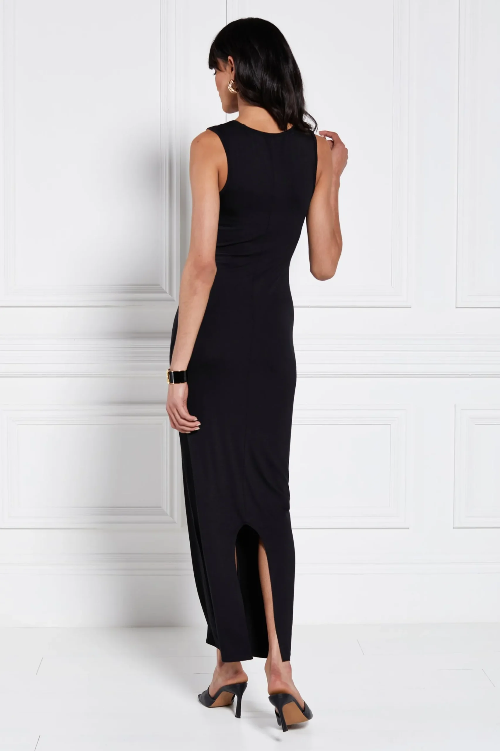 Jersey V-Neck Dress