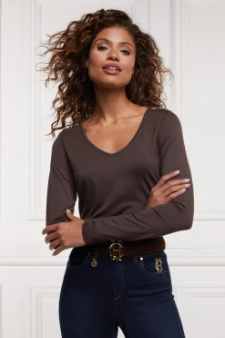 Long Sleeve V-Neck Tee