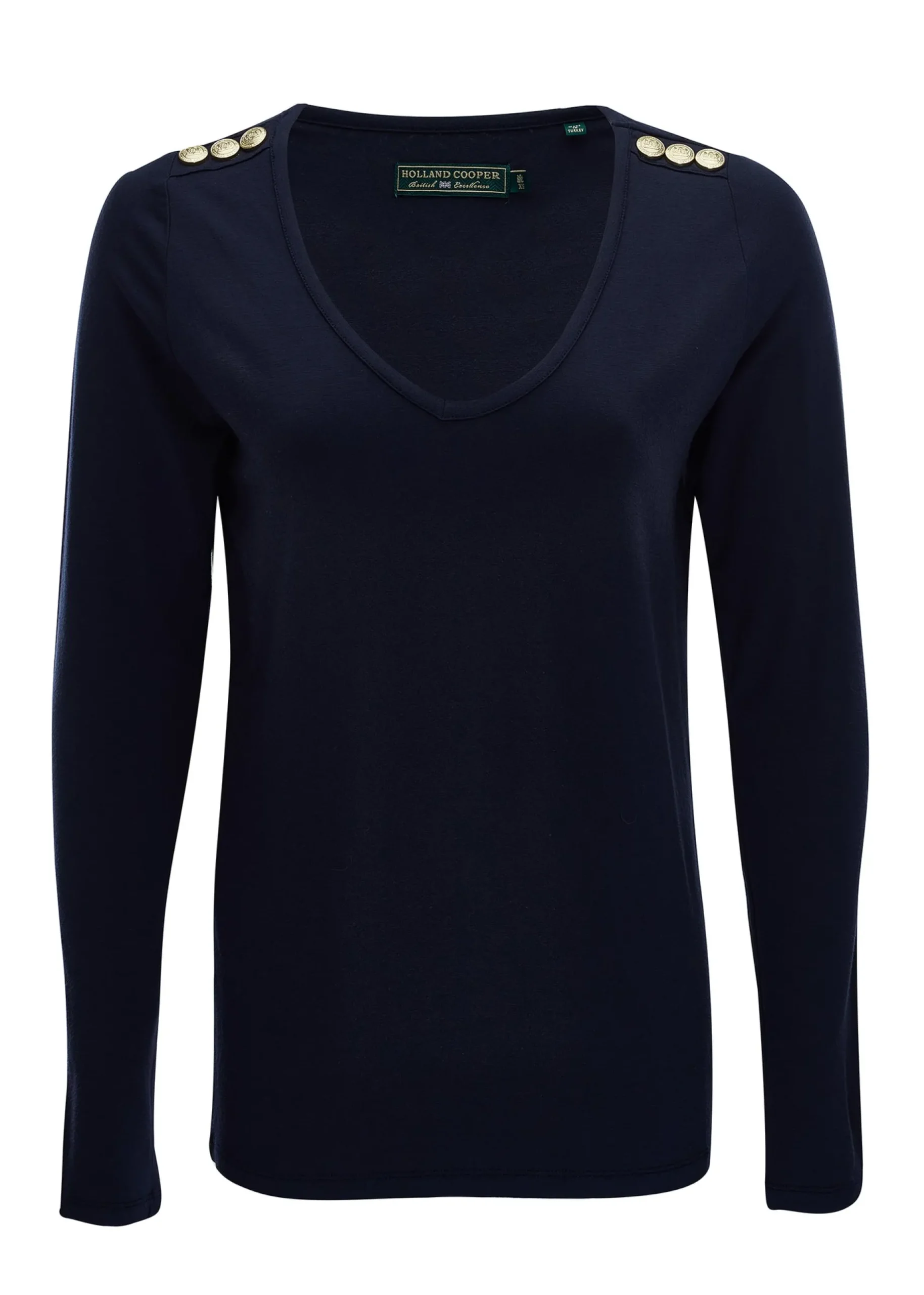Long Sleeve V-Neck Tee