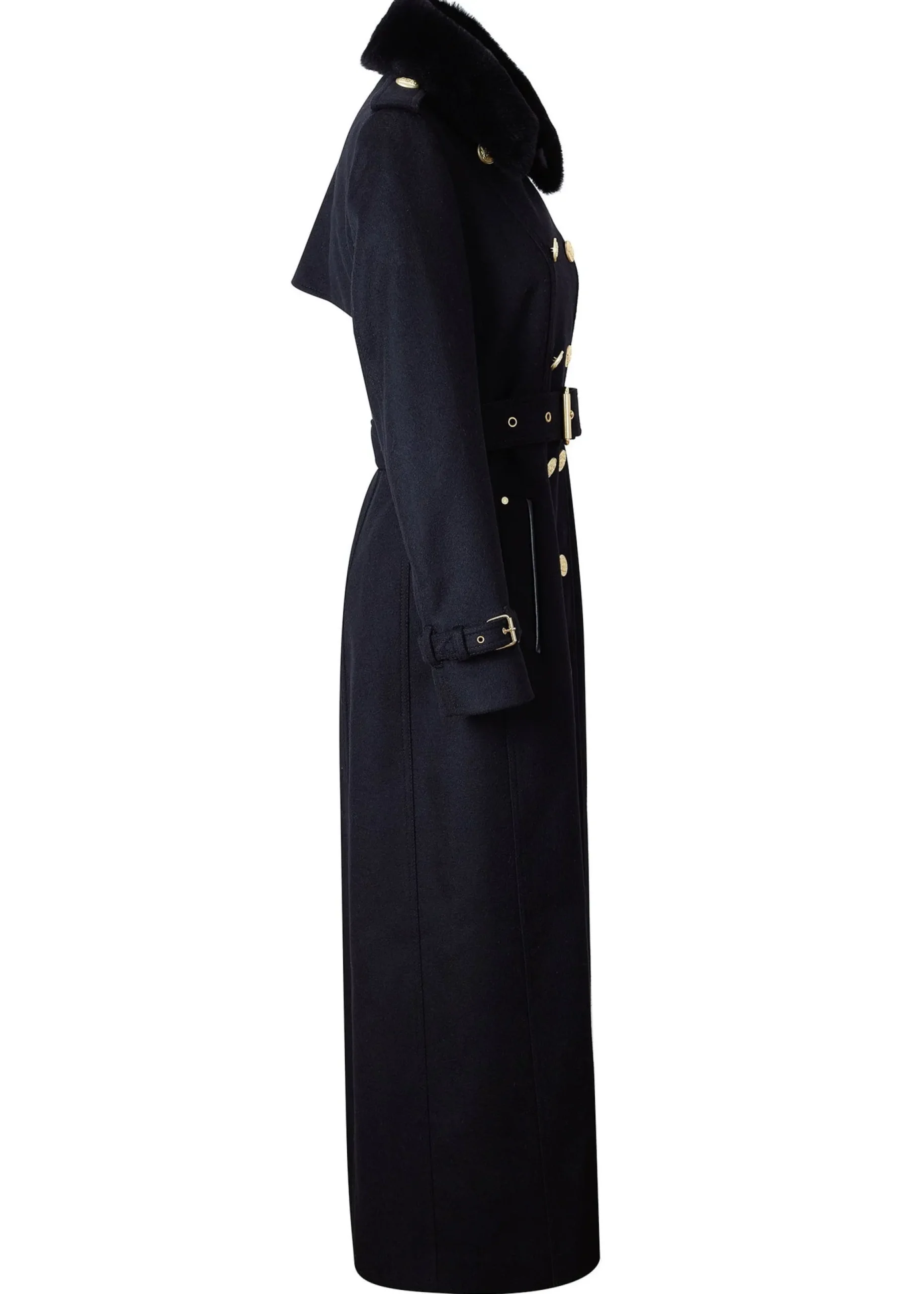 Marlborough Shearling Trench Coat