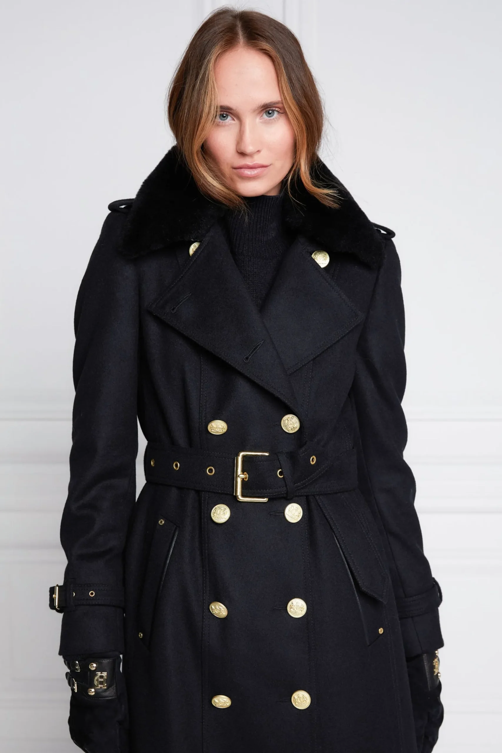 Marlborough Shearling Trench Coat