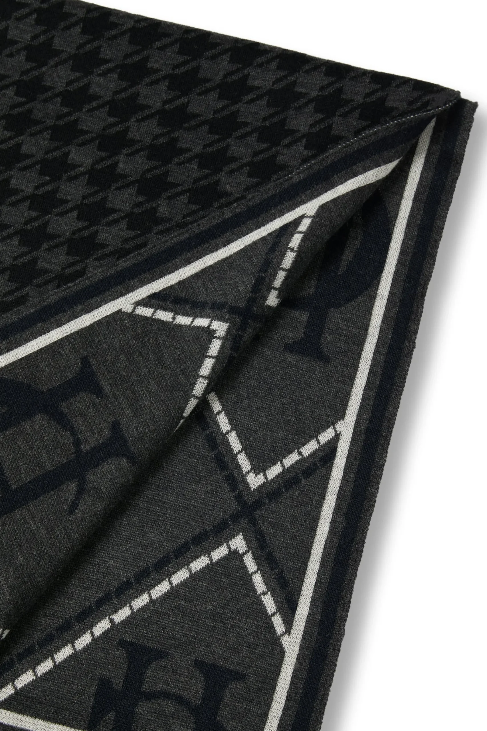 Reversible Monogram Scarf