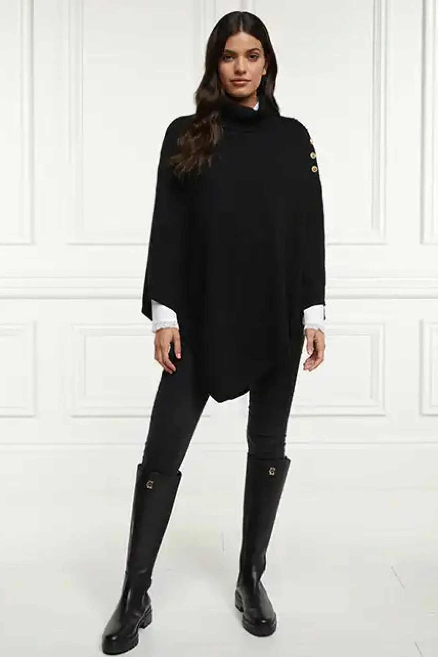 Roll Neck Cape
