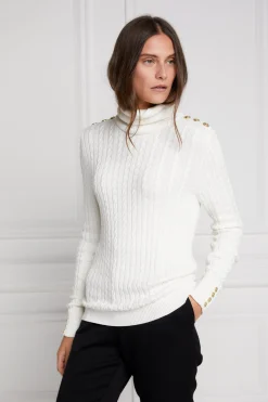 Seattle Roll Neck Cable Knit