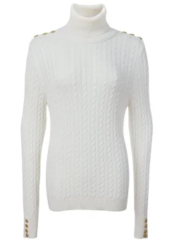 Seattle Roll Neck Cable Knit