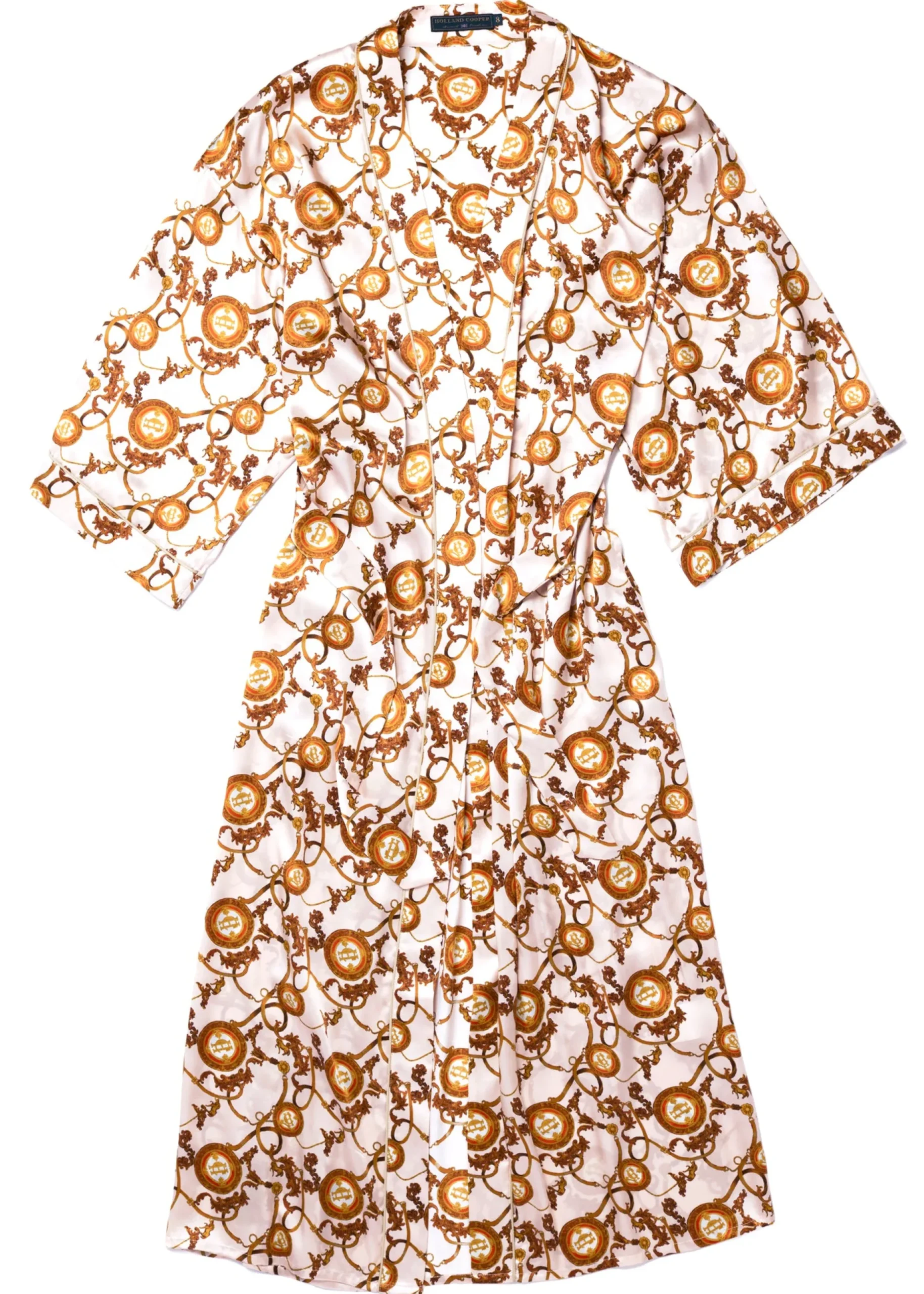 Silk Full Length Dressing Gown