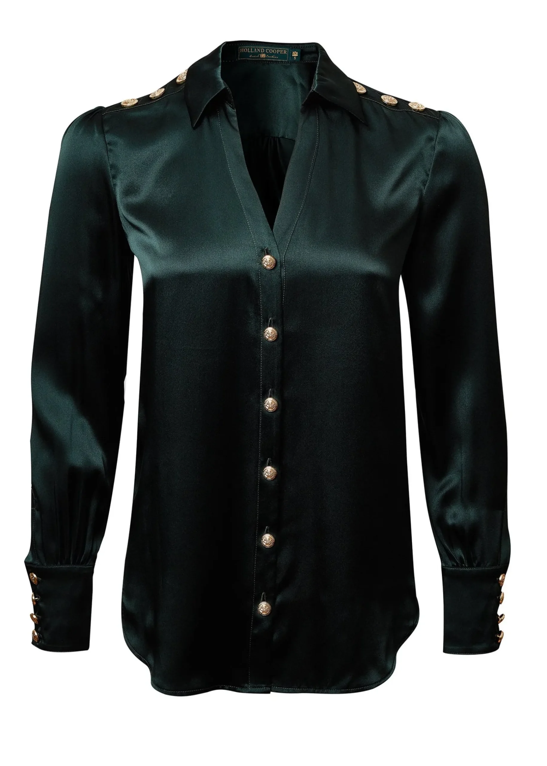 Silk V-Neck Blouse