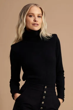 Victoria Cashmere Roll Neck
